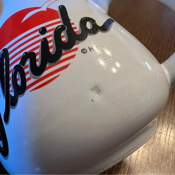 Vintage pair of Florida Coffee Mugs ceramic - Picture 4 of 7
